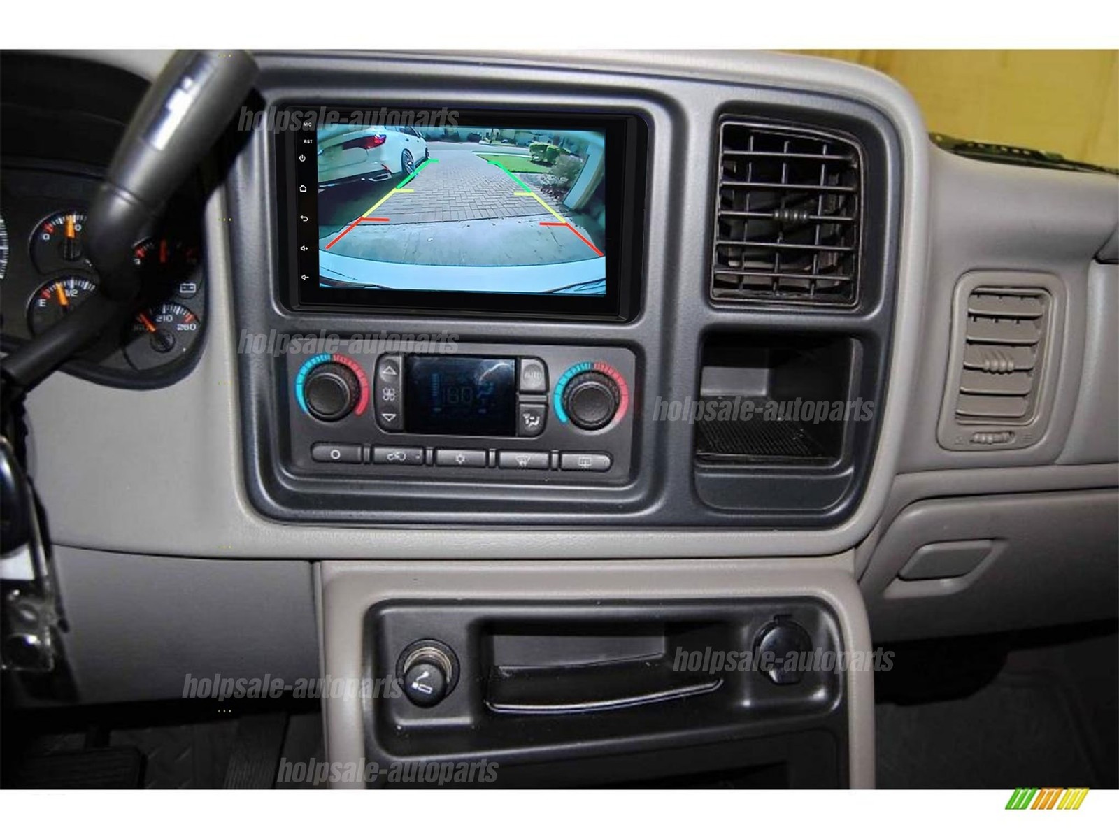 CarPlay Wifi Car Radio For 2003-2006 GMC Sierra 1500 2500 3500 GPS Player Camera