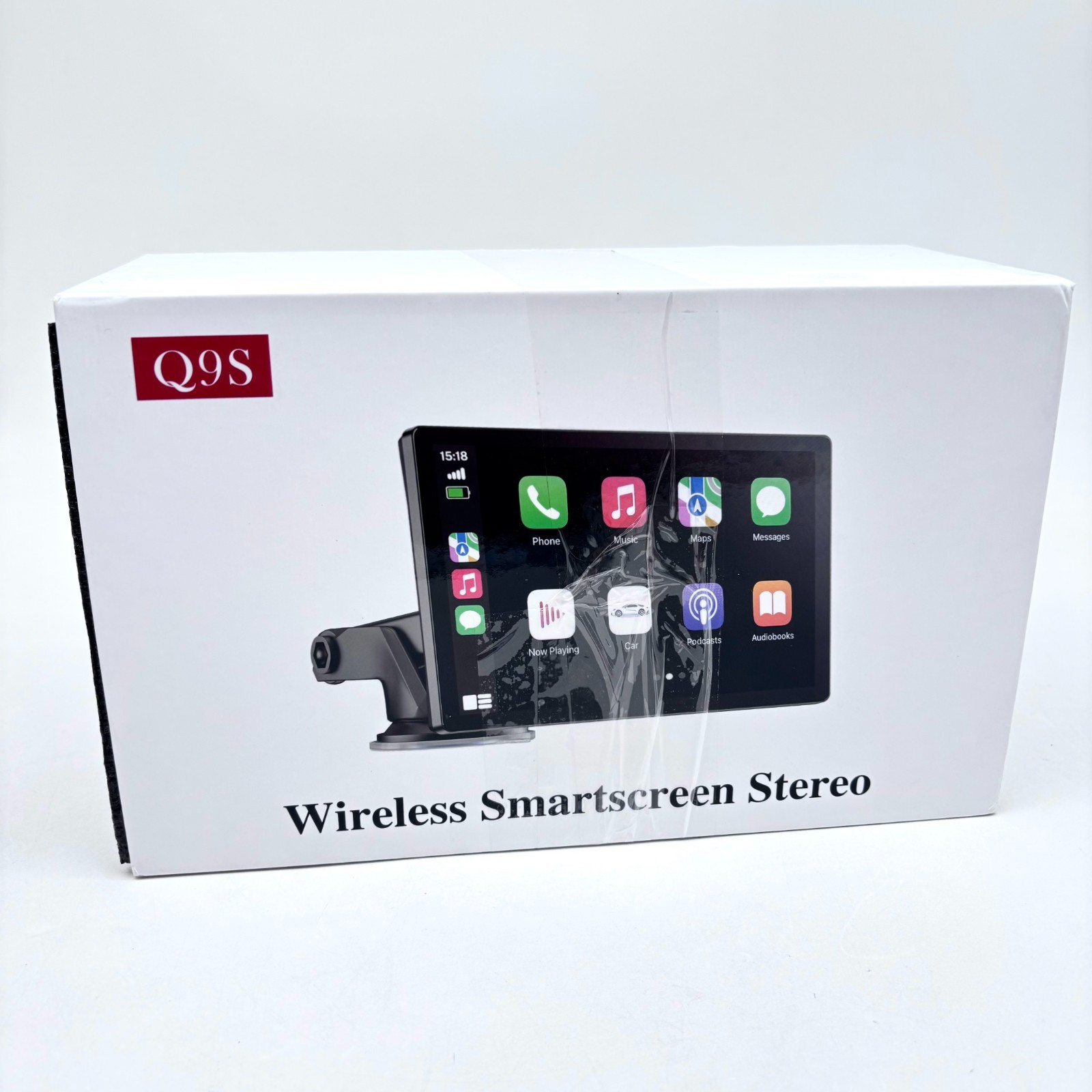 Hauxiy 9-inch Touchscreen Wireless Smartscreen Stereo with 4K Dash Cam Q9S