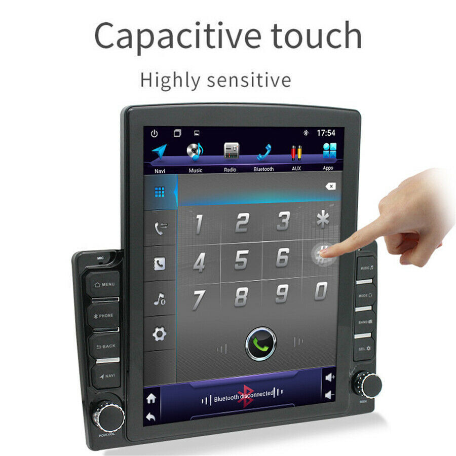 Android 10.1 9.7″ Carplay HD Vertical Touch Screen Car Stereo Radio GPS Wifi MP5