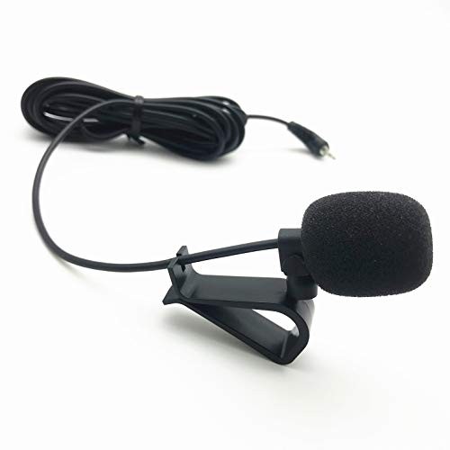 Car Microphone 3.5mm Stereo External Mic Car Radio Microphone Compatible with