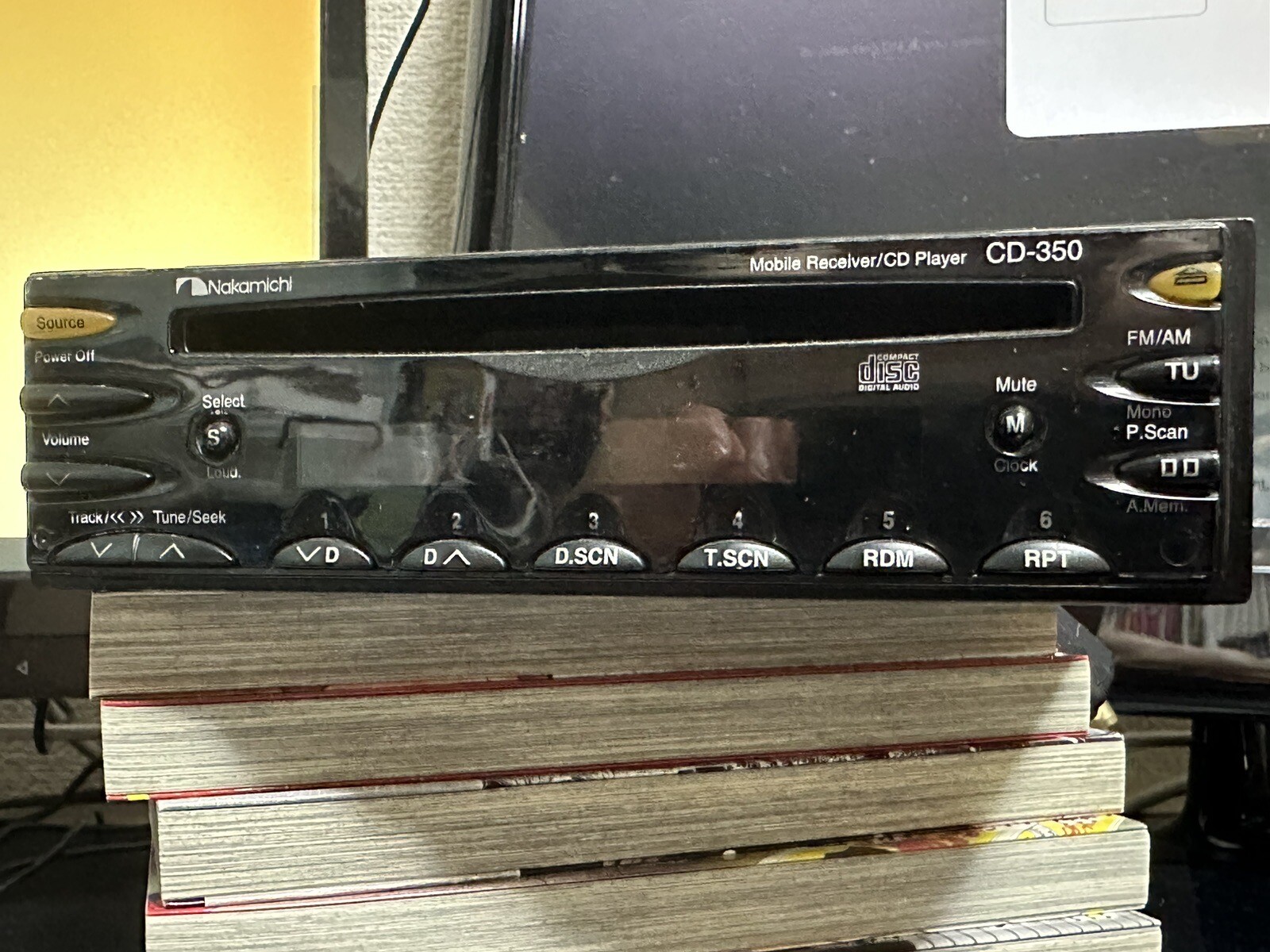 JDM Nakamichi CD350 Player 1DIN Car Audio Japanese Model Good Working