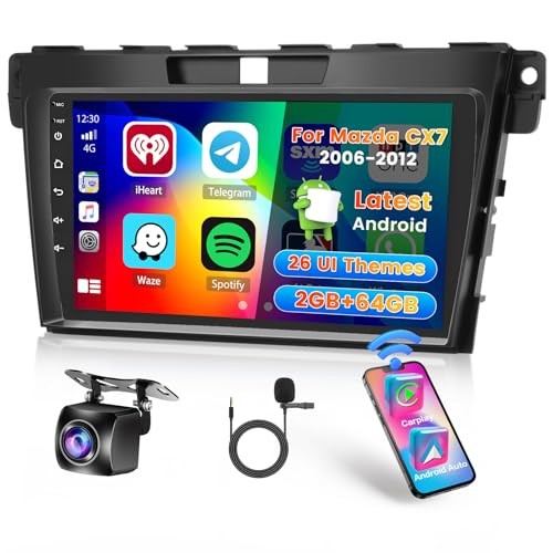 Car Radio for Mazda CX7 2006 2007 2008 2009 2010 2011 2012: [2G+64G] 9 2+64G