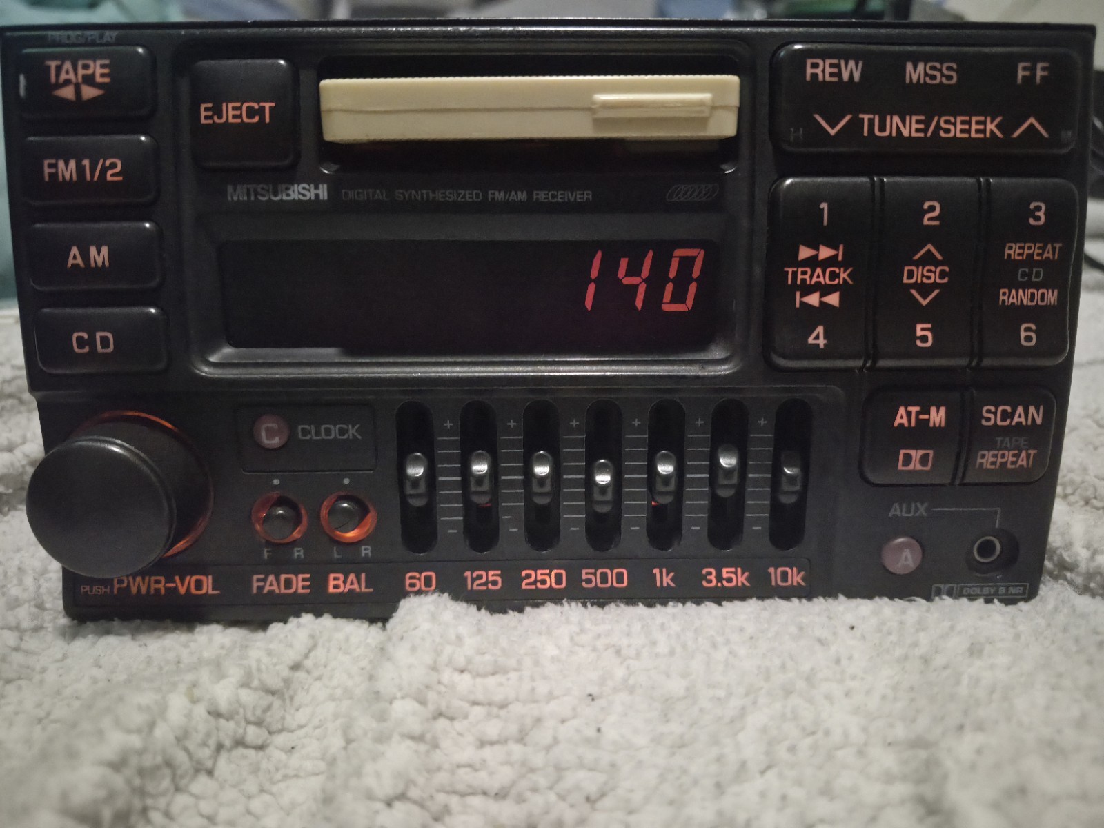 93-96 Mitsubishi 3000gt / Dodge Stealth – Cassette Player OEM MR141228 INFINITY