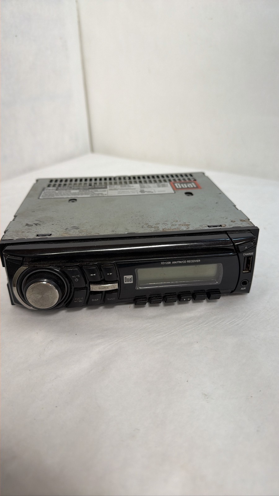 Dual XD1228 AM/FM CD Receiver Car Stereo Radio AUX USB MP3 Player (not tested)