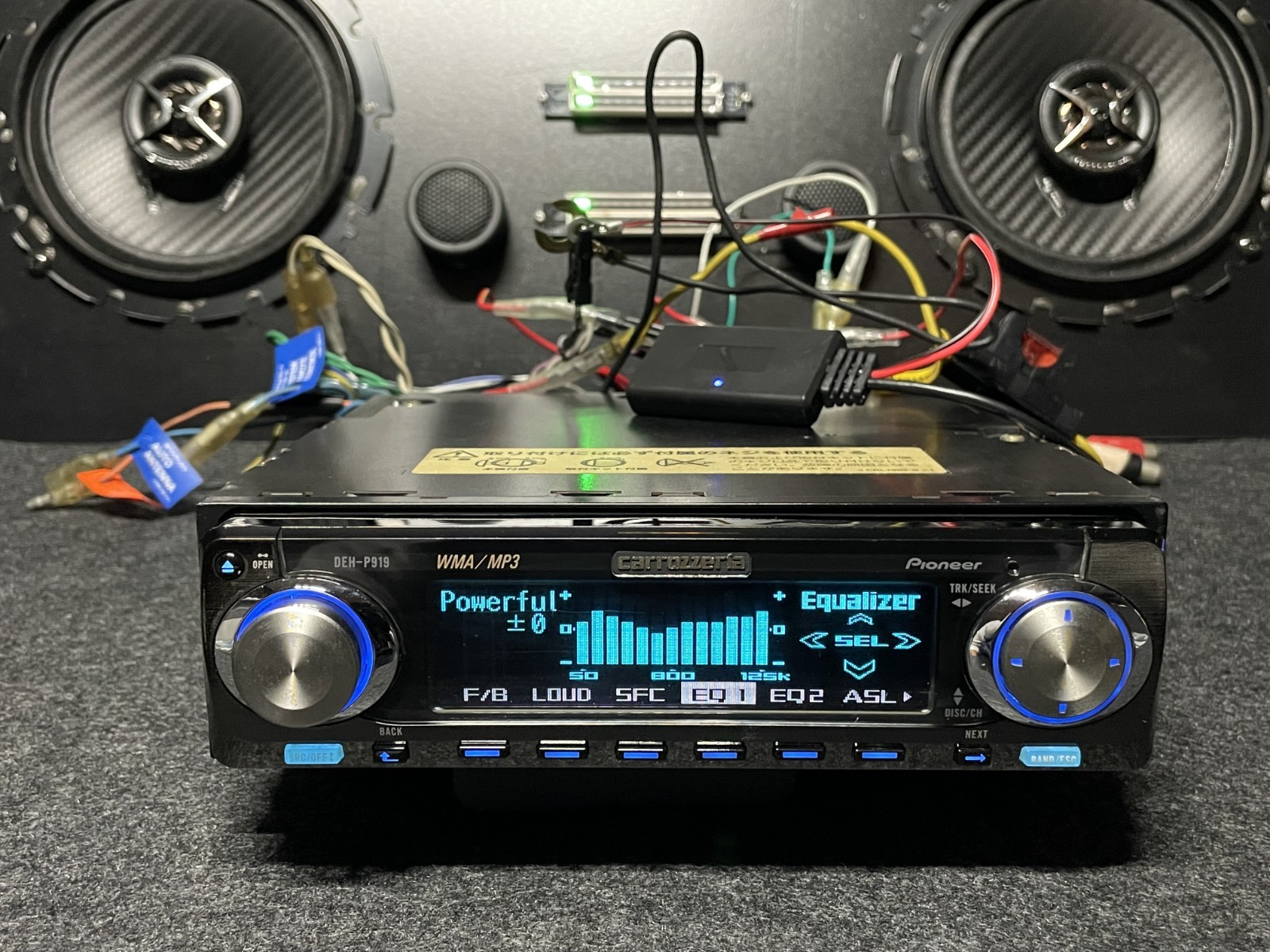 Pioneer Carrozzeria DEH-P919 CD Player SFC Concert Hall Added Bluetooth Remote