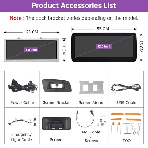 12.3 inch Touchscreen Wireless CarPlay Android Auto Multimedia Car Radio
