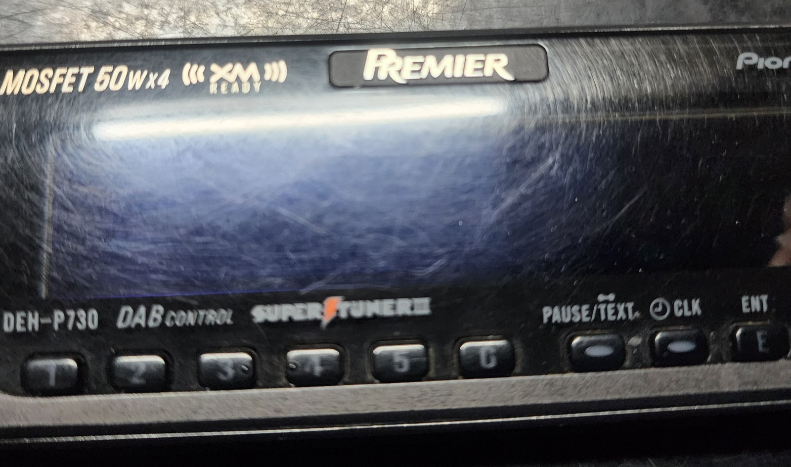 PIONEER PREMIER DEH-P730 CD PLAYER w/ BLUETOOTH Removable FACEPLATE ONLY RARE!!!