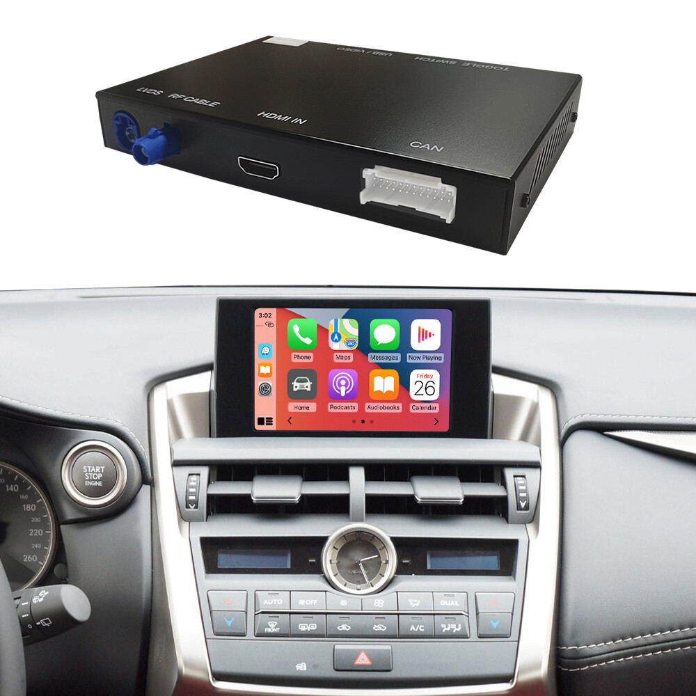 For Lexus IS NX ES RX GS UX CT LX LC RC 2014-2020 Wireless Carplay Andriod Auto