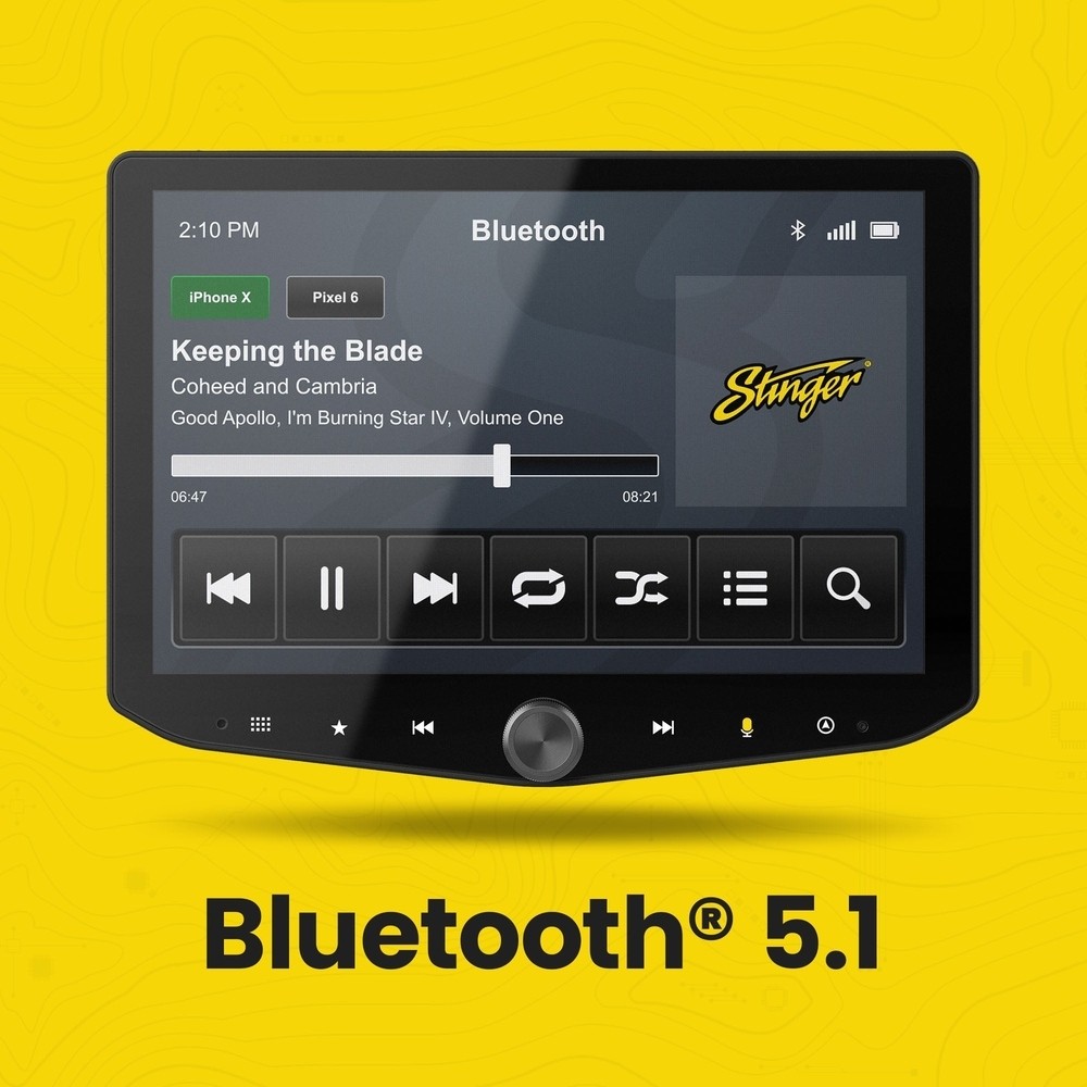 Stinger IX210 (HORIZON10) 10″ Multimedia Receiver w/ SiriusXM Tuner