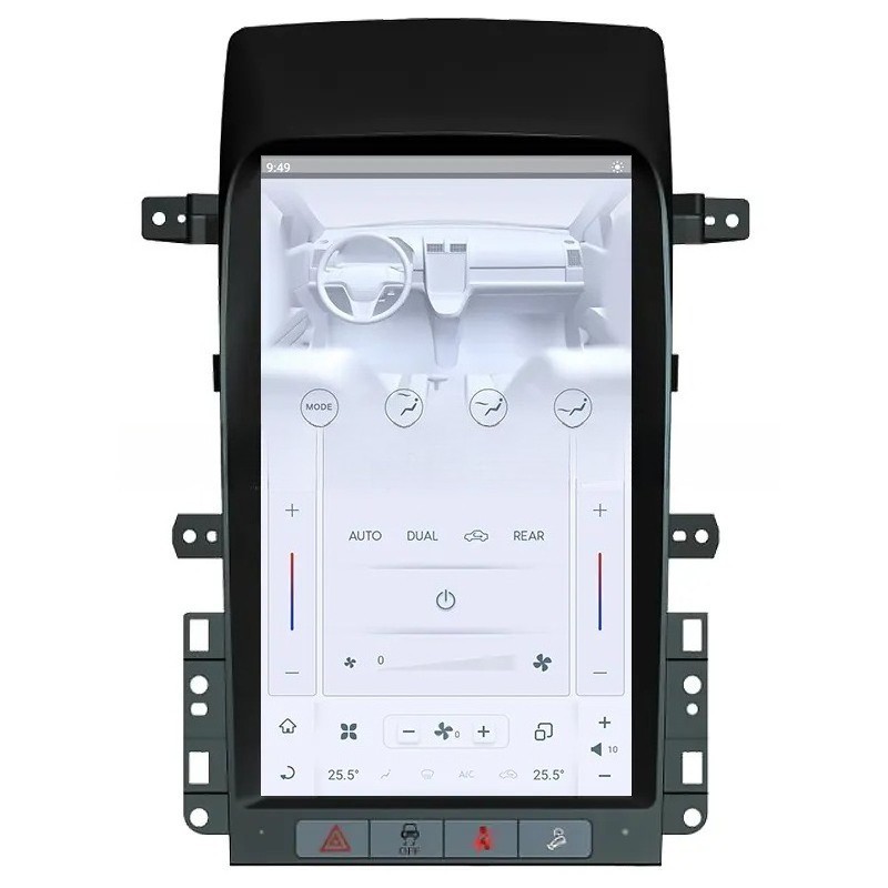8+128GB Large 13.6″ Car Stereo Radio GPS Screen For Chevrolet Captiva 2008-2012