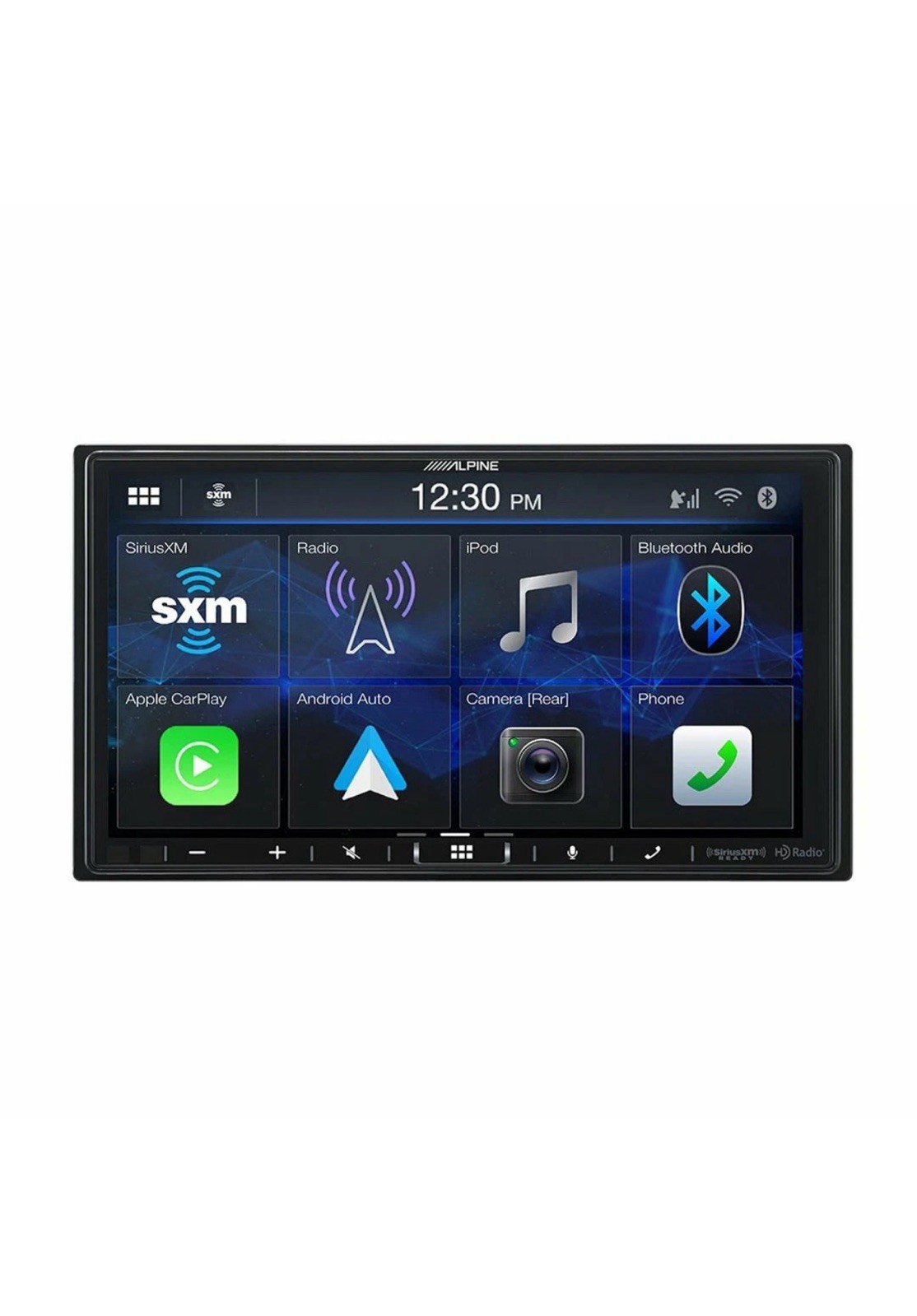Alpine iLX-407, 7″ Double-DIN Digital Media Receiver w/ CarPlay and Android Auto