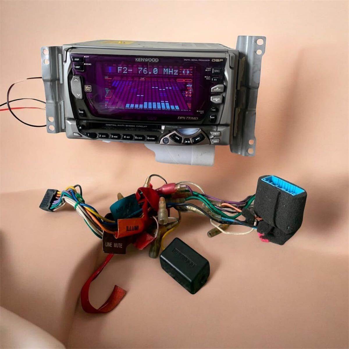Kenwood DPX-770MD Double DIN CD Receiver Car Audio Stereo Head Unit JDM