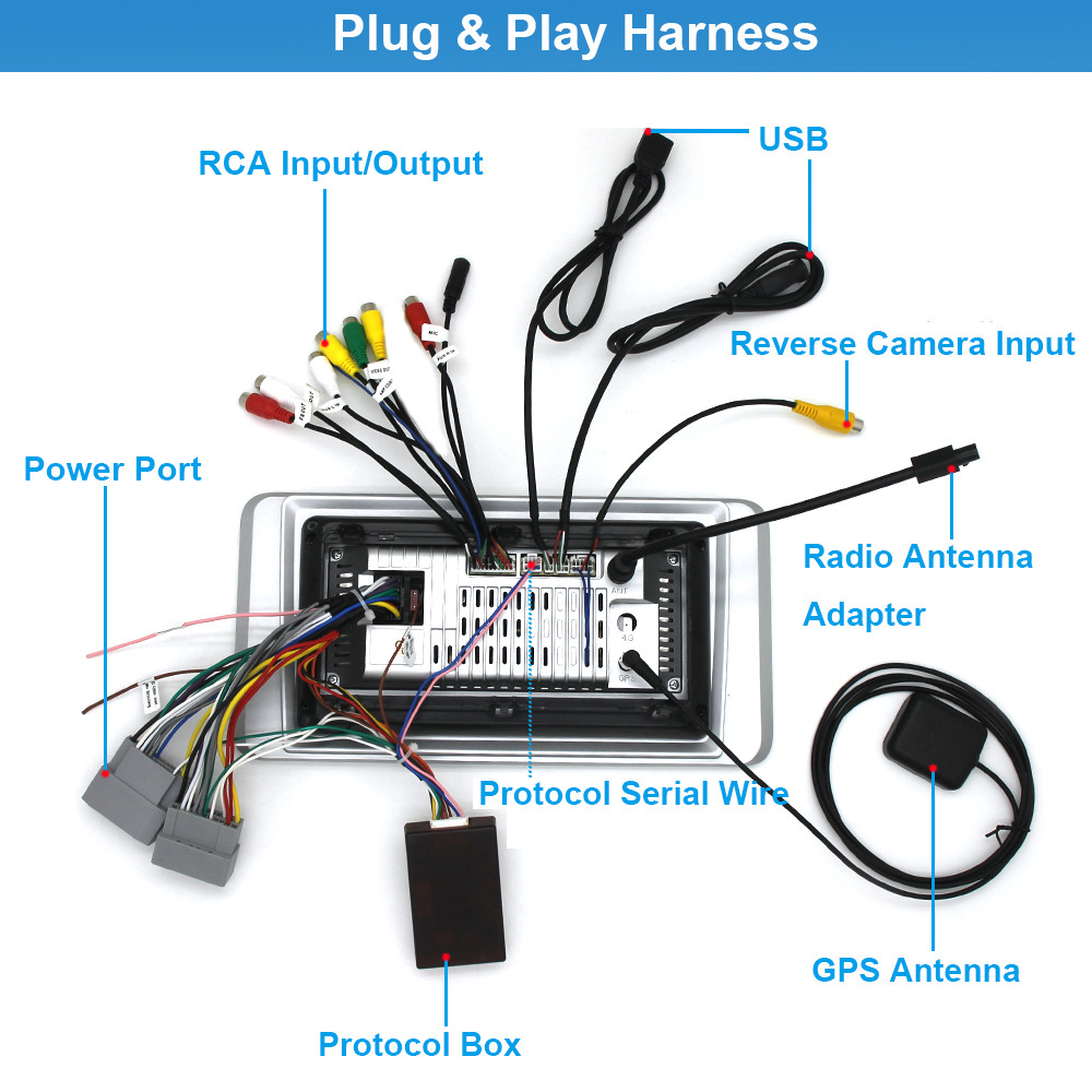 10.33″ Car Radio 2+64GB Wireless CarPlay Android Auto For Jeep Liberty 2008-2012
