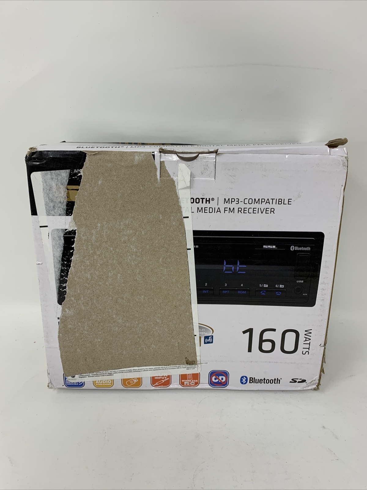 Sound Storm ML41B Bluetooth Single-DIN Multimedia Player