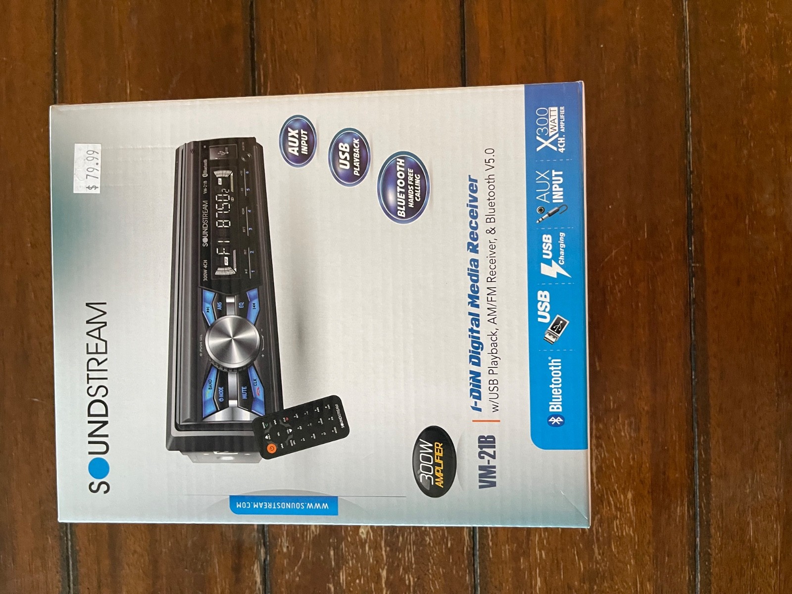 Soundstream VM-21B Single Din Mechless Multimedia Receiver (New)