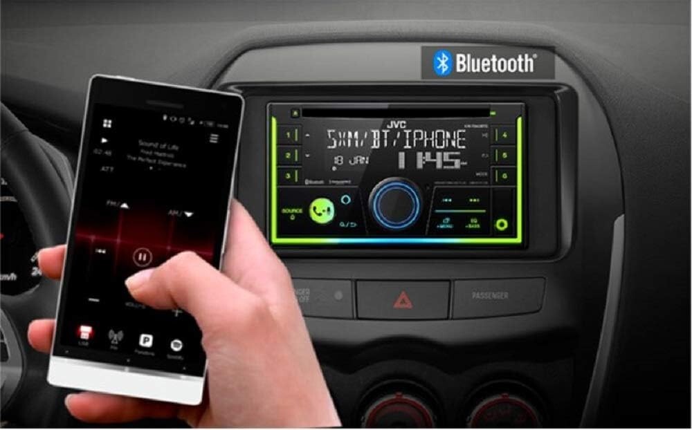 JVC KW-R940BTS Bluetooth Car Stereo Receiver with USB Port LCD Display AM/FM