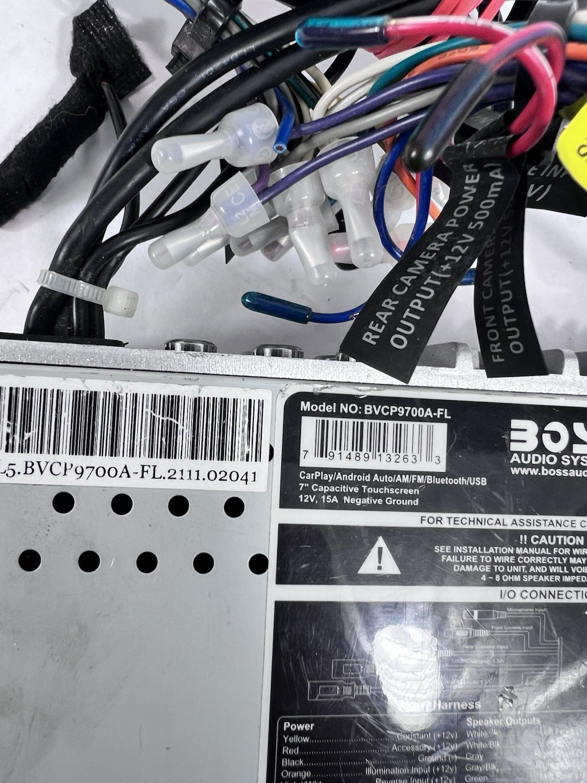 Boss Audio Systems BVCP9700A-FL Touchscreen And Receiver