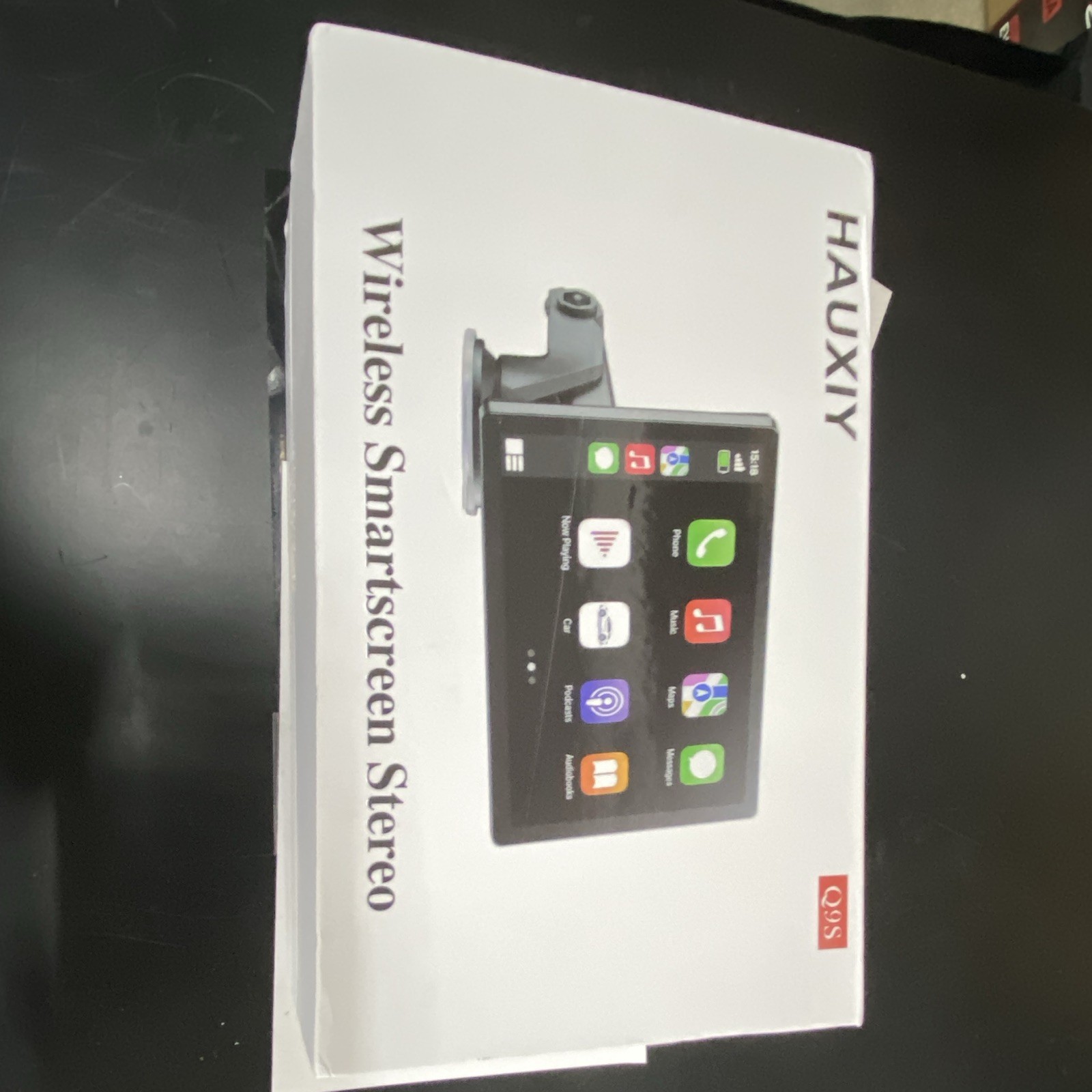 HAUXIY Q9S 1 DIN Wireless Smartscreen Touchscreen Digital CarPlay New Open Box