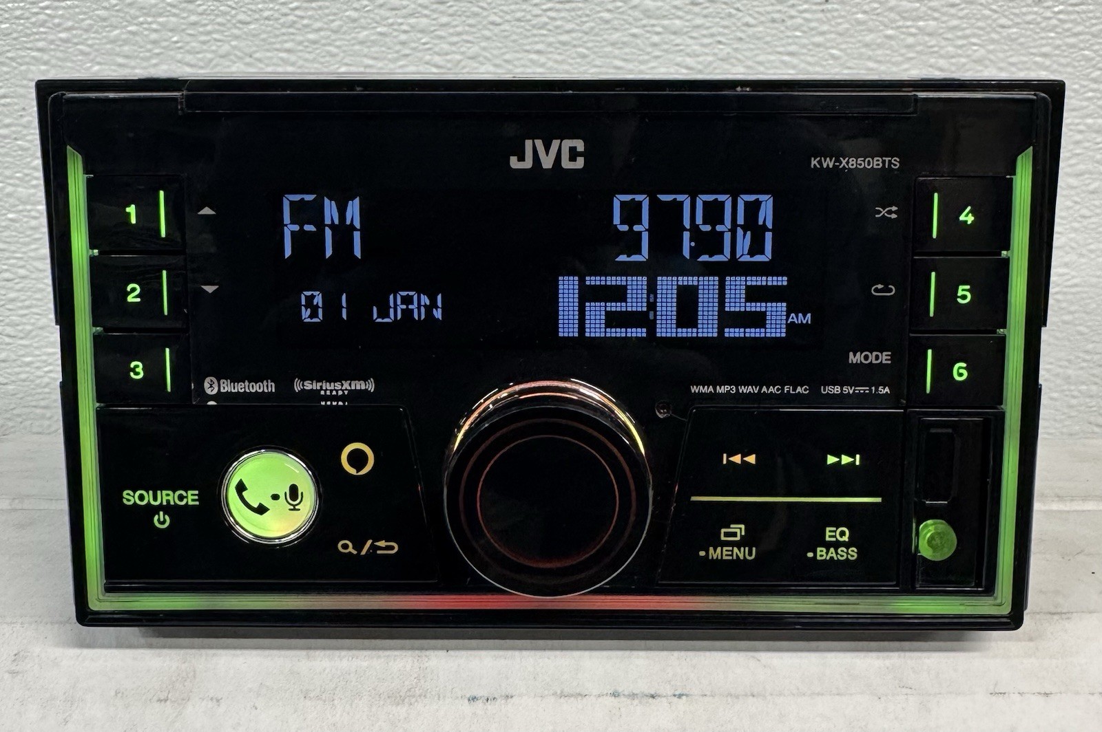 JVC KW-X850BTS Digital Media Receiver radio stereo head unit Alexa BT MP3 WMA