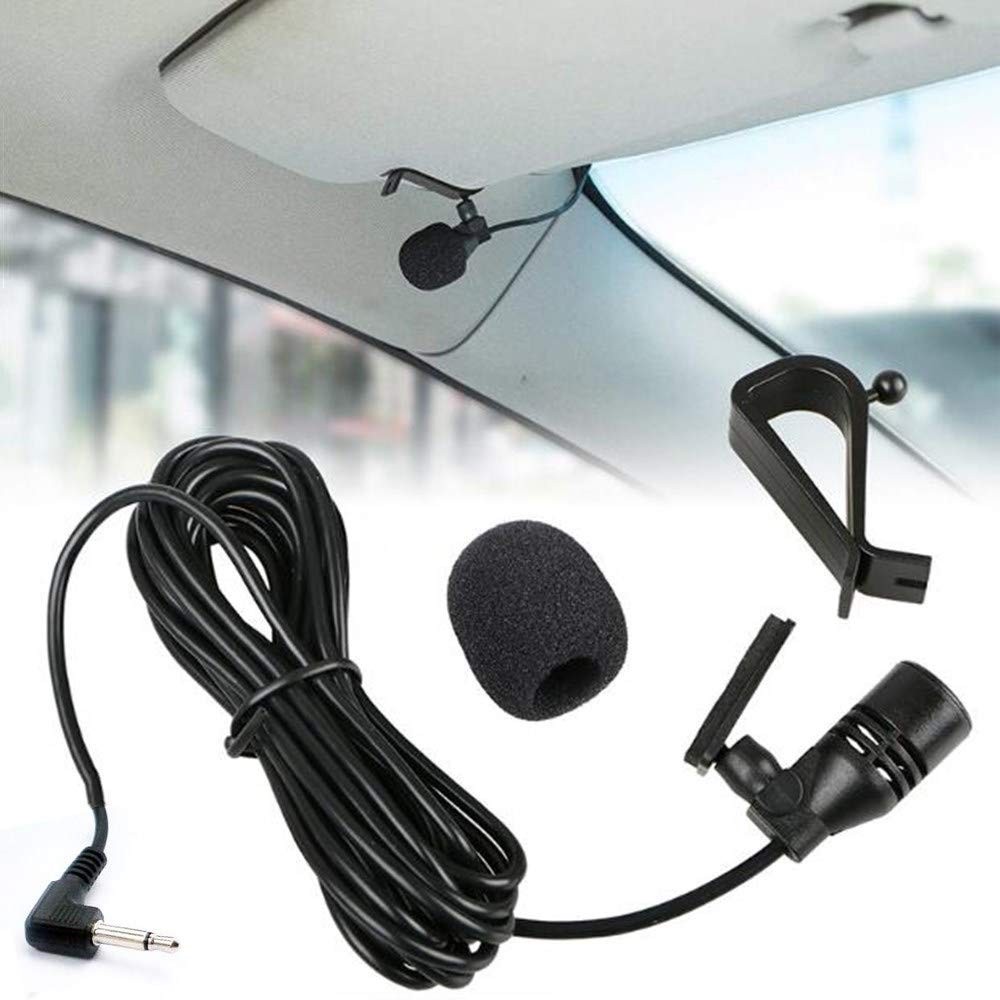 Car Microphone 2.5mm Stereo External Mic Car Radio Microphone with for Pionee…