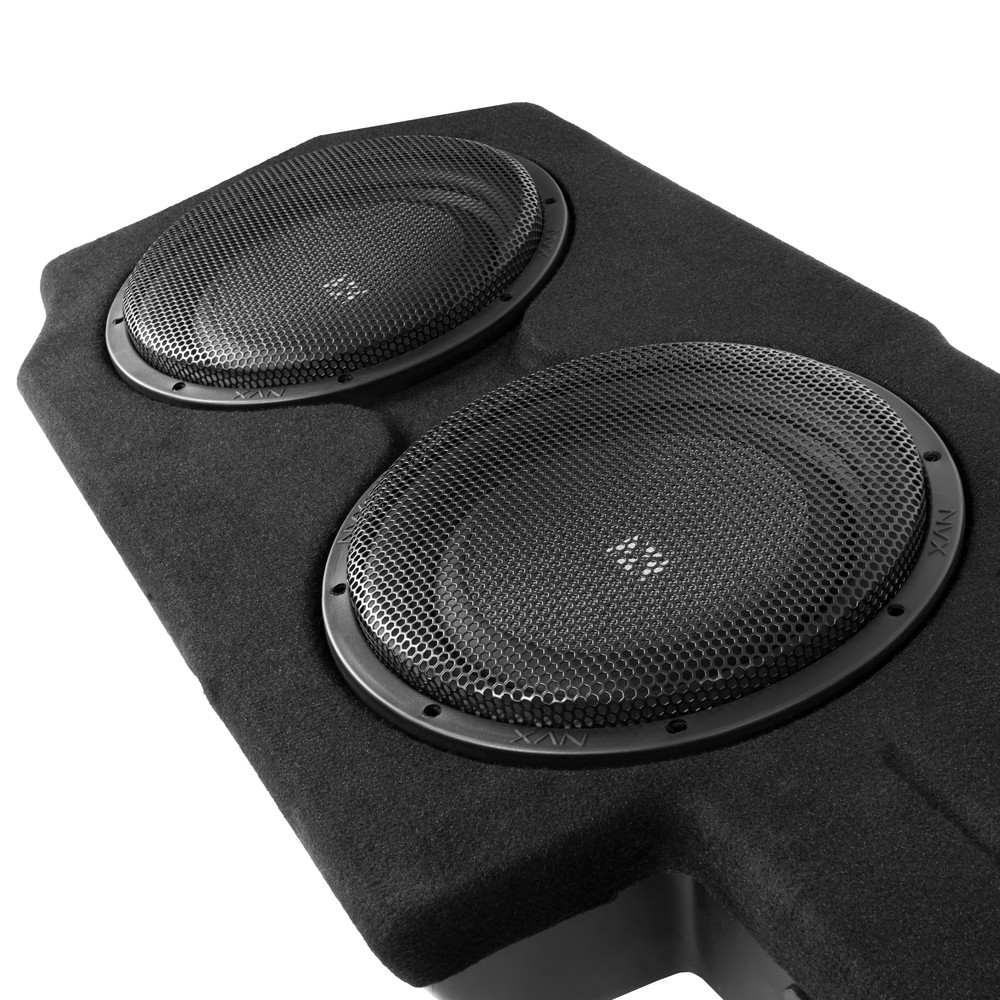 NVX BE-GM-SLVDC-G4 Dual 12″ 800W RMS Loaded Subwoofer Enclosures