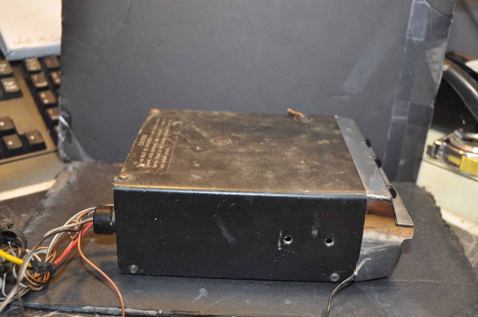 CAR UTO 8-TRACK STEREO TAPE PLAYER Serial 035386 have not been tested