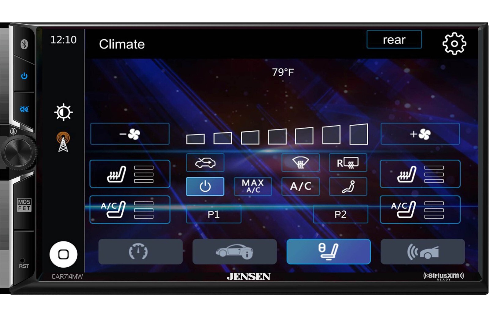 Jensen CAR714MW 7 inch Digital multimedia receiver + MRR + Camaro Install Kit