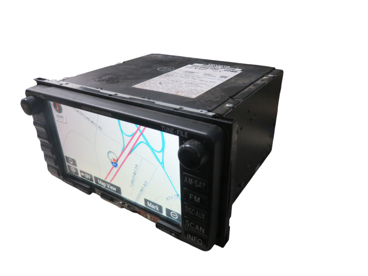 07-08 Toyota Solara 86120-06450 Navigation System GPS Radio CD Player E7009