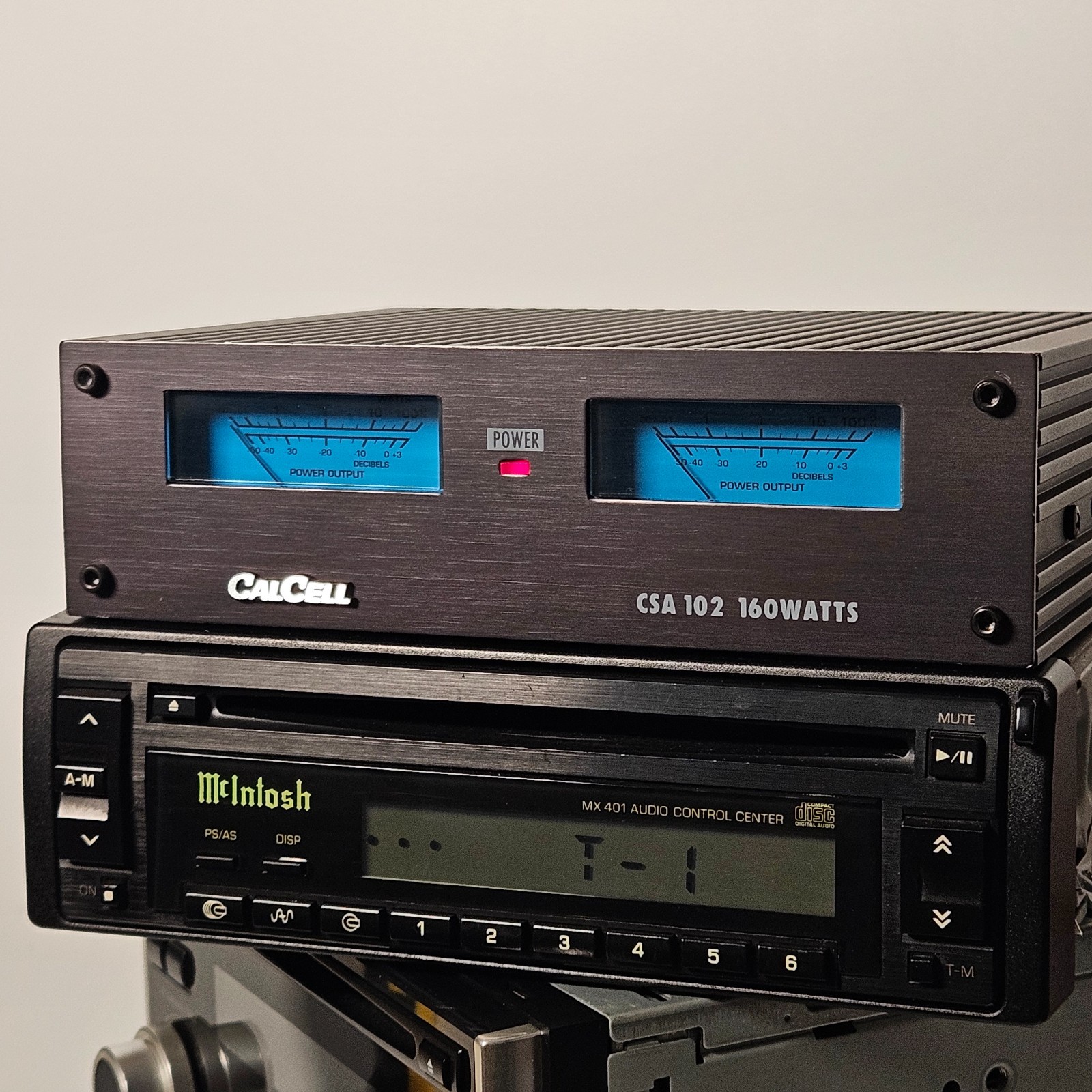 McIntosh Deck + carcell Amplifier aux modified