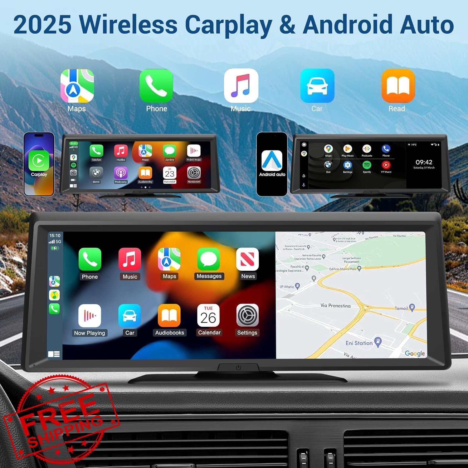 MDBV 8.1″ CarPlay Screen Gray