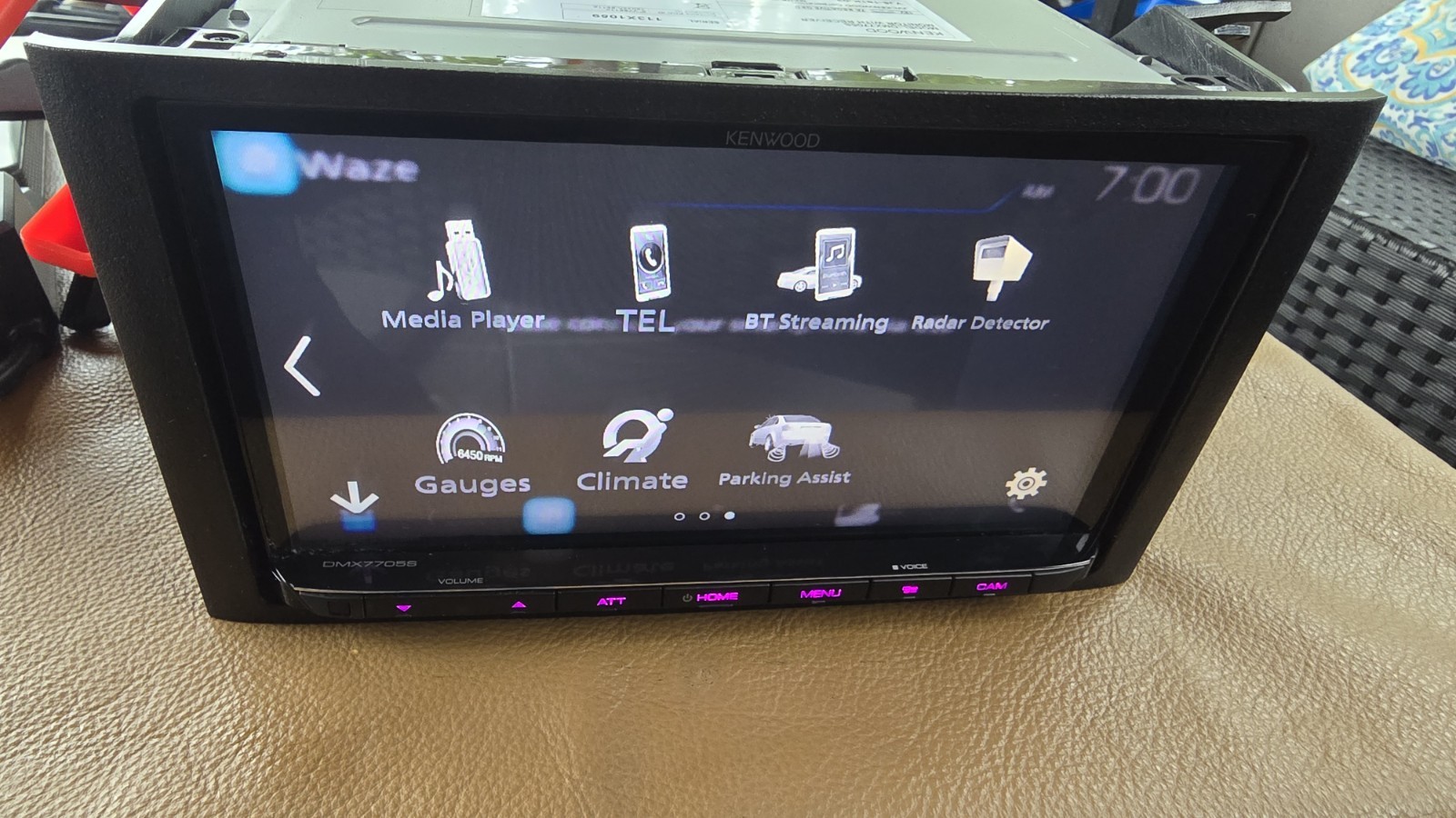 KENWOOD DMX7705S Touchscreen Bluetooth Car Audio Apple Android Play Radio Usb