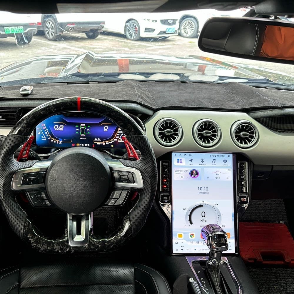 8G+128G Car Stereo for Ford Mustang 2015-2021 Apple CarPlay Android 13 Car Radio