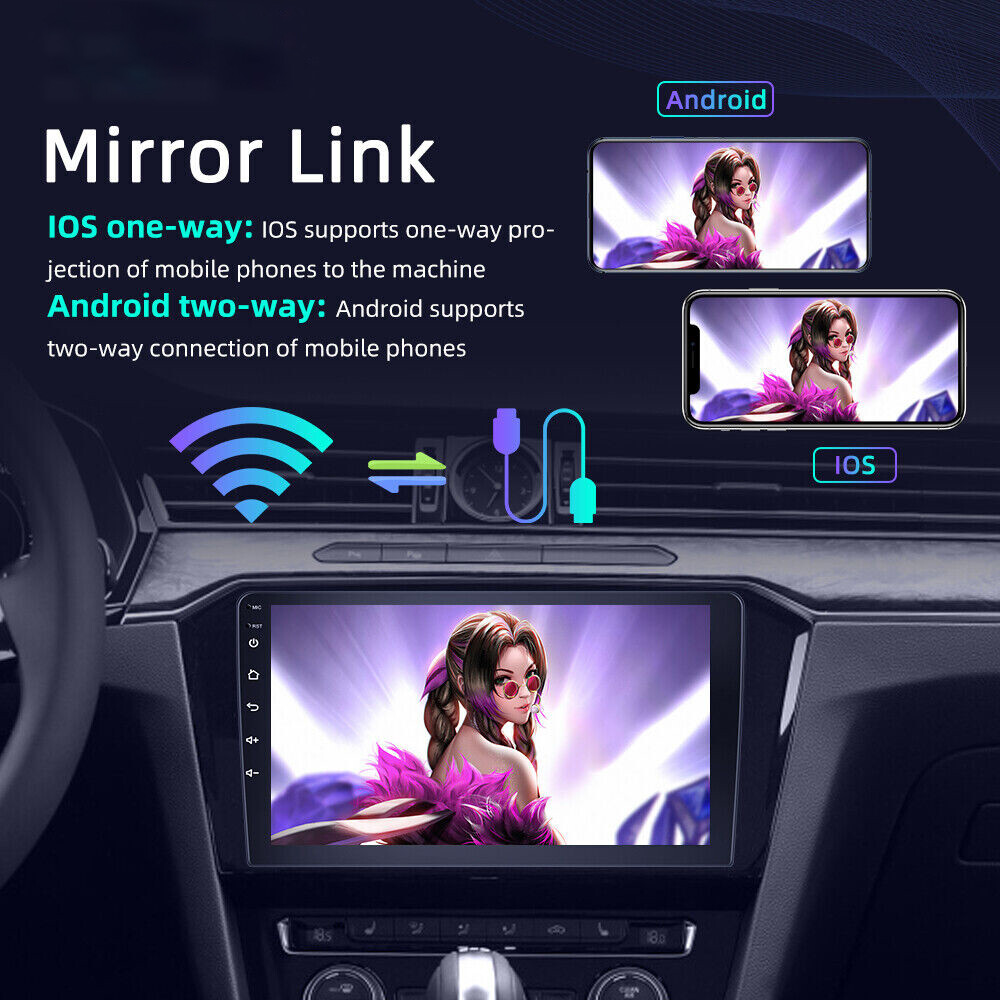 Stereo Radio Mirroring with Camera For 2014-2018 Chevrolet Silverado GMC Sierra
