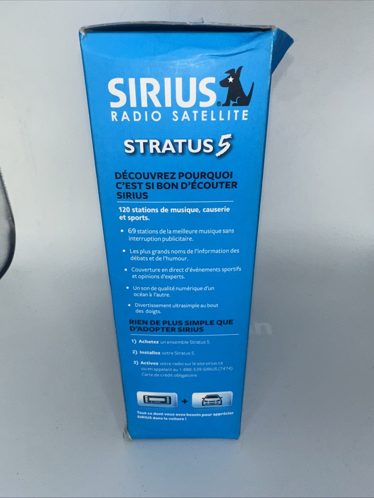 SIRIUS Stratus 5 Satellite Radio Vehicle Kit SV5TK1 – Brand New Factory Sealed