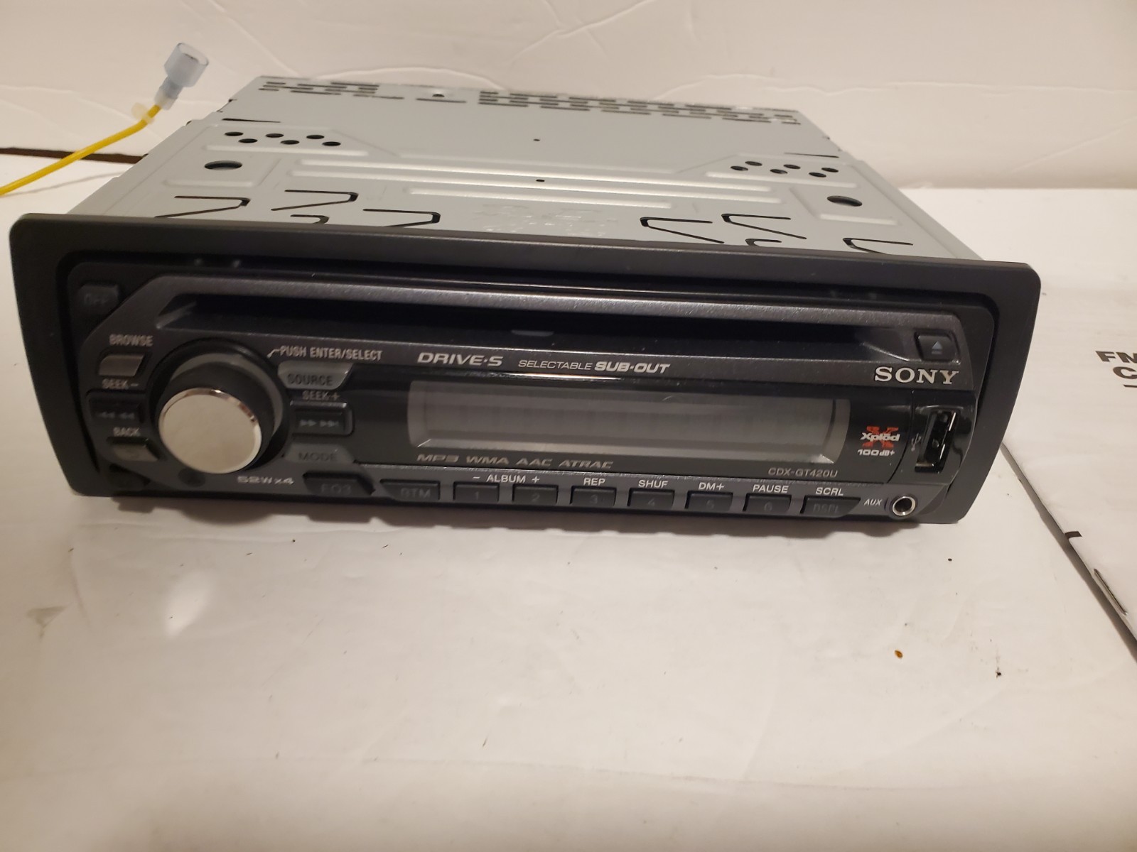 SONY CDX-GT420U – New Open Box (Missing Box)