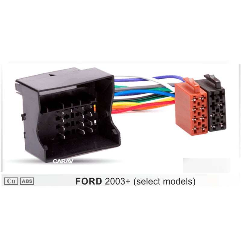 Car radio stereo head unit cd dvd harness Power wire cable for Ford 2003+ ISO