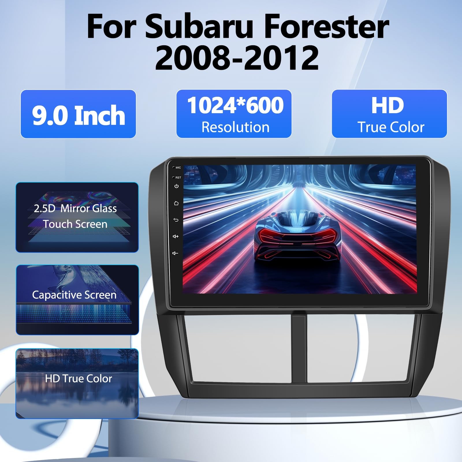 Unitopsci Car Radio For Subaru Forester 2008-2012 Car Stereo Carplay Android