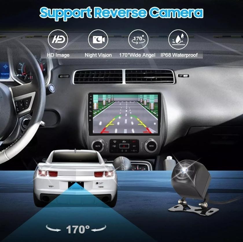 Car Radio Stereo Carplay for 2010-2015 Chevrolet Camaro 2+64G 9in Stereo Car Cam