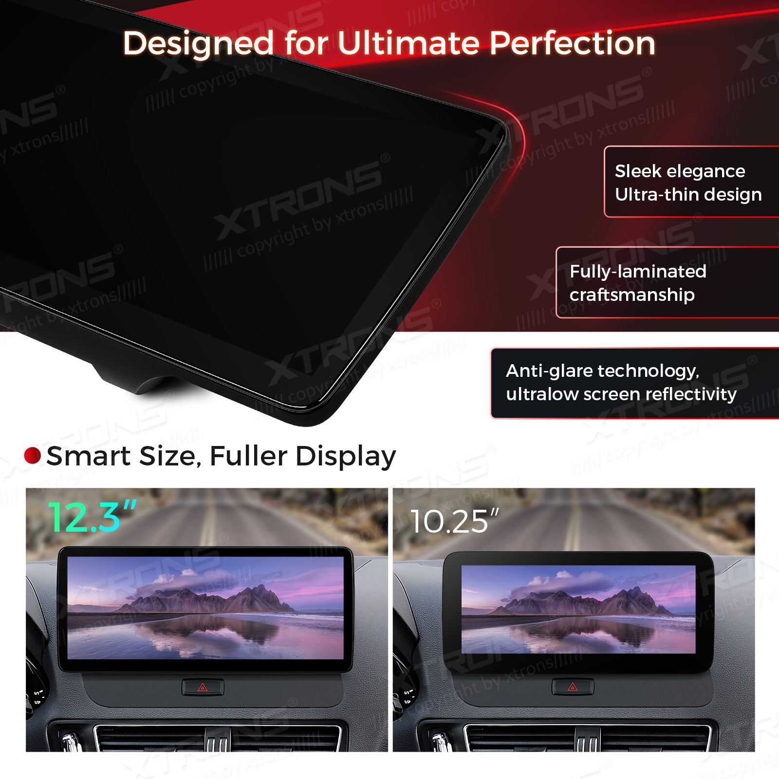 Car GPS Stereo for Audi Q5 2009-2017 Wireless CarPlay Android Auto 12.3 Inch 64G