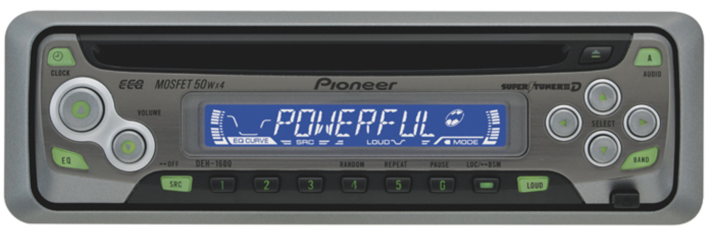 VINTAGE Pioneer Mosfet 50wx4 Radio CD Player (Tested Works)