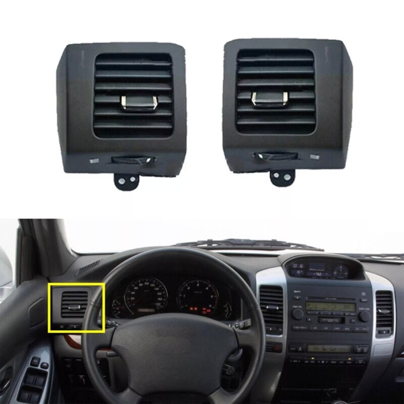 Car Dashboard Air Vent Outlet Air Conditioning Grille 1 Pair For LC120 2003-2009