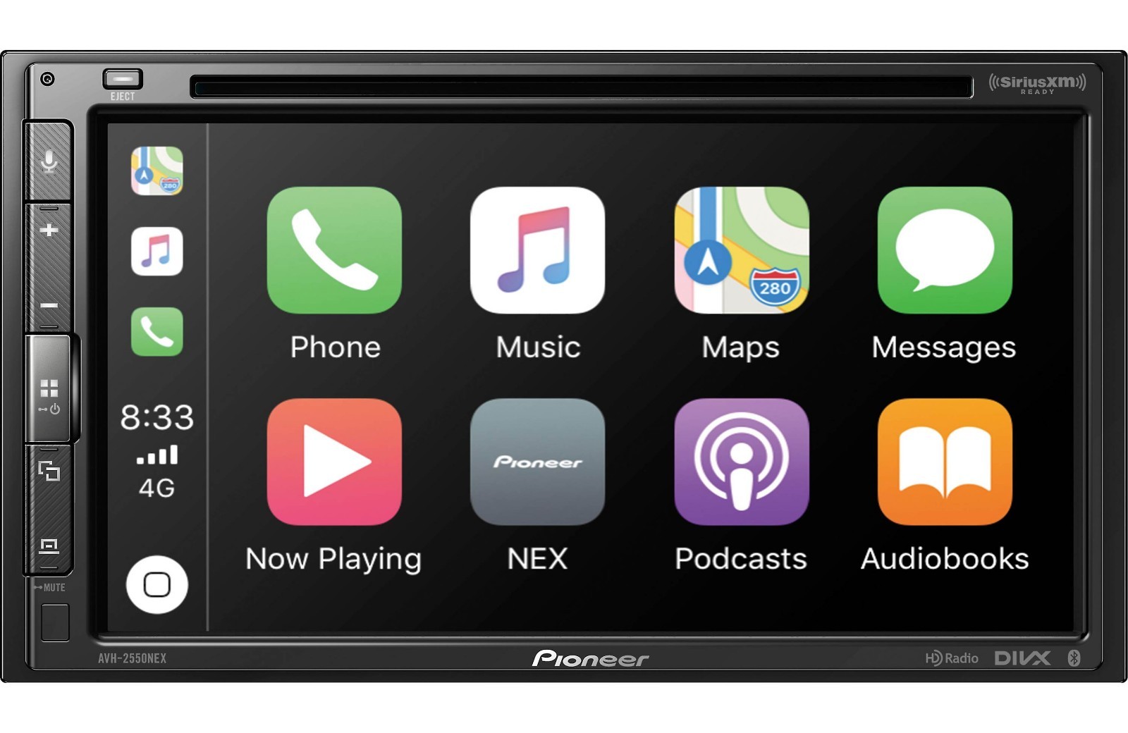 Pioneer AVH-2550NEX Multimedia DVD Receiver with 6.8″ WVGA Display
