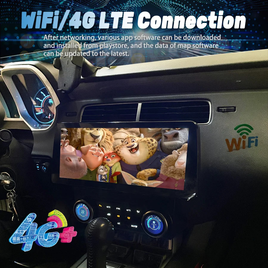 12.3”HD Car Radio GPS Navigation Android 6+128GB For Chevrolet Camaro 2010-2015