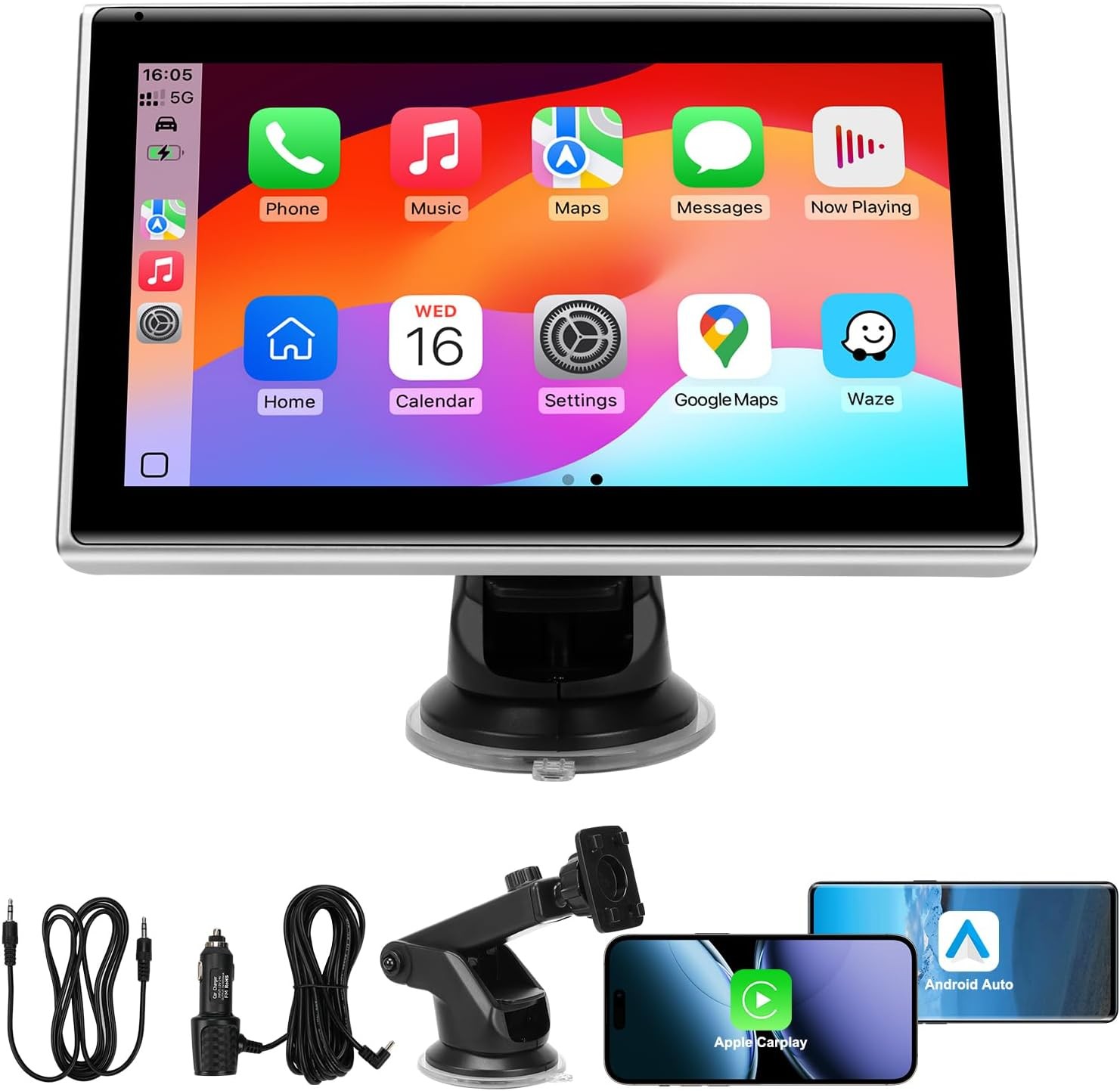 HD Touchscreen Auto Display 7in