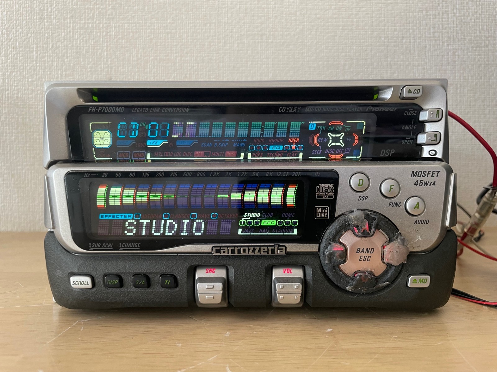 Pioneer Carrozzeria FH-P7000MD 2Din Car Audio MD CD Player