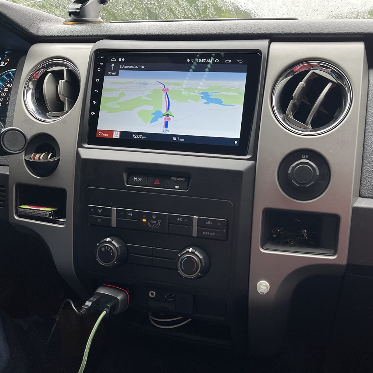 For Ford F150 2009-14 Apple Carplay 9″ Car Stereo Radio GPS Navi w/ Camera