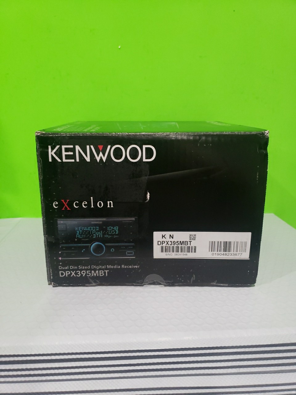 Kenwood DPX395MBT, Double DIN Bluetooth Digital Media Receiver w/ Front USB Open