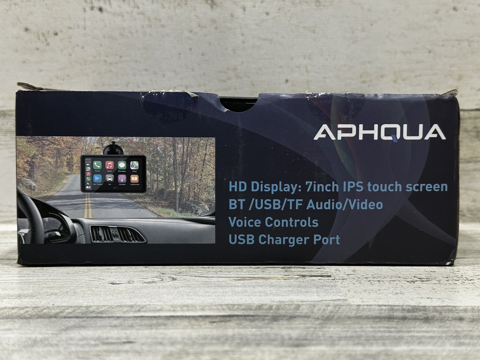 ALHQUA 7” Full HD Display IPS Touch Screen BT/USB/TF Audio/Video/ Voice Controls