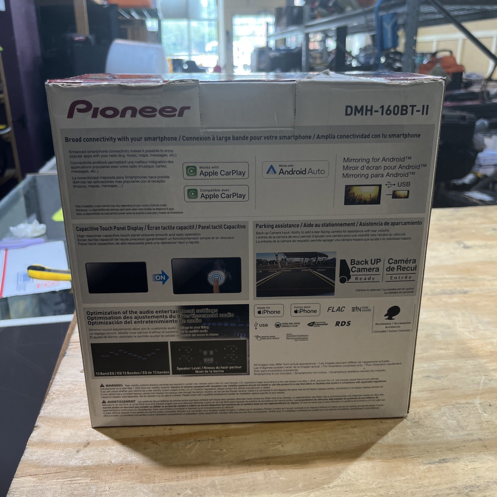 PIONEER DMH-160BT-II RDS Digital Media AV Receiver 9″ Black (BRAND NEW)