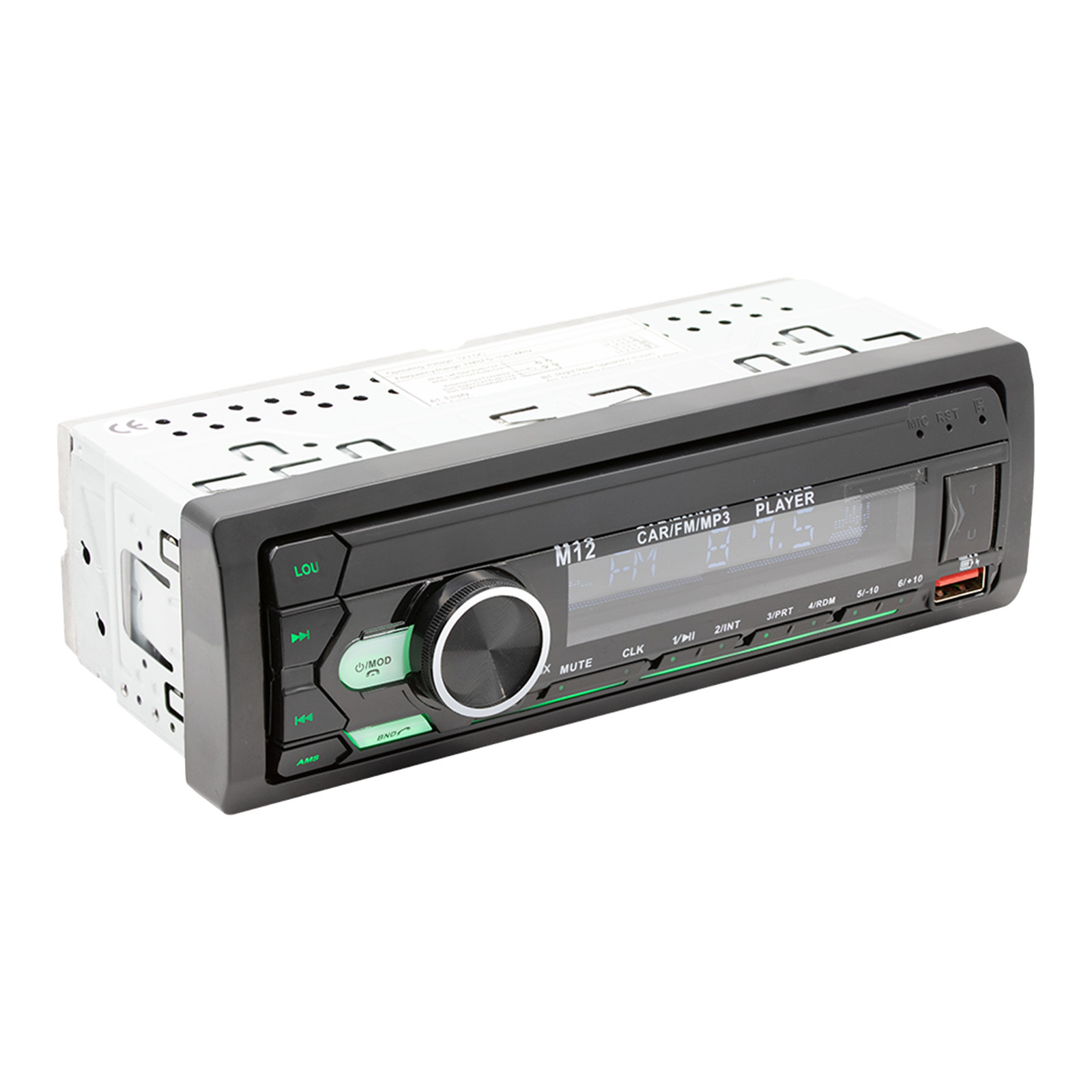 Car Stereo Bluetooth Audio In-Dash Aux Input Receiver SD USB MP3 Radio Player FM